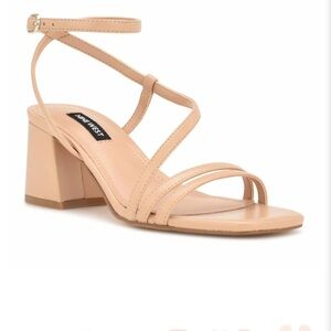 Georga Nine West Strappy Block Heel Sandal